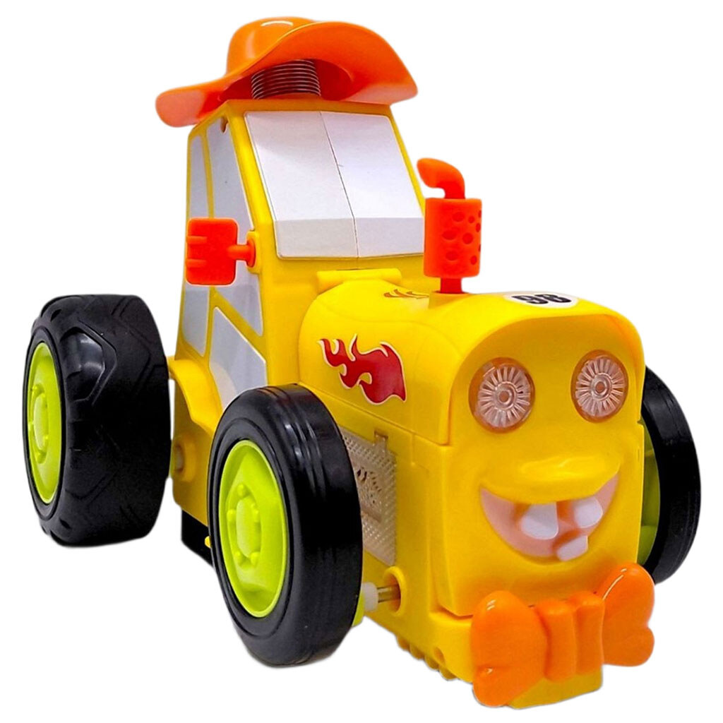 Трактор, танцующий на радиоуправлении "Crazy Car", Mic, Желтый - № 1 Трактор, танцующий на радиоуправлении "Crazy Car", Mic, Желтый - № 1