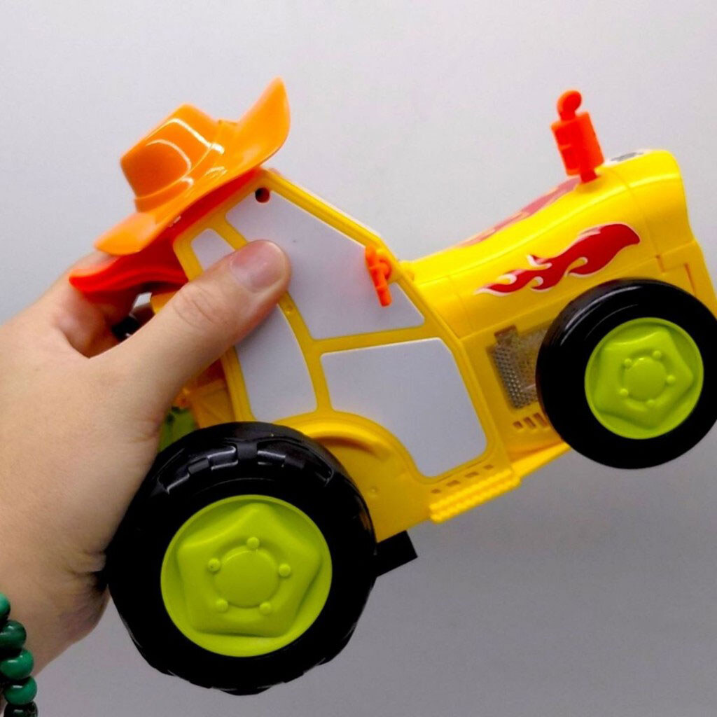 Трактор, танцующий на радиоуправлении "Crazy Car", Mic, Желтый - № 3 Трактор, танцующий на радиоуправлении "Crazy Car", Mic, Желтый - № 3