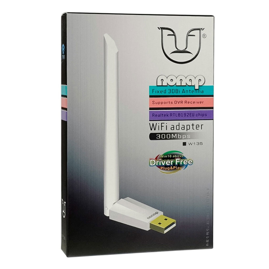 Wi-Fi адаптер W135, Черный - № 3 Wi-Fi адаптер W135, Черный - № 3
