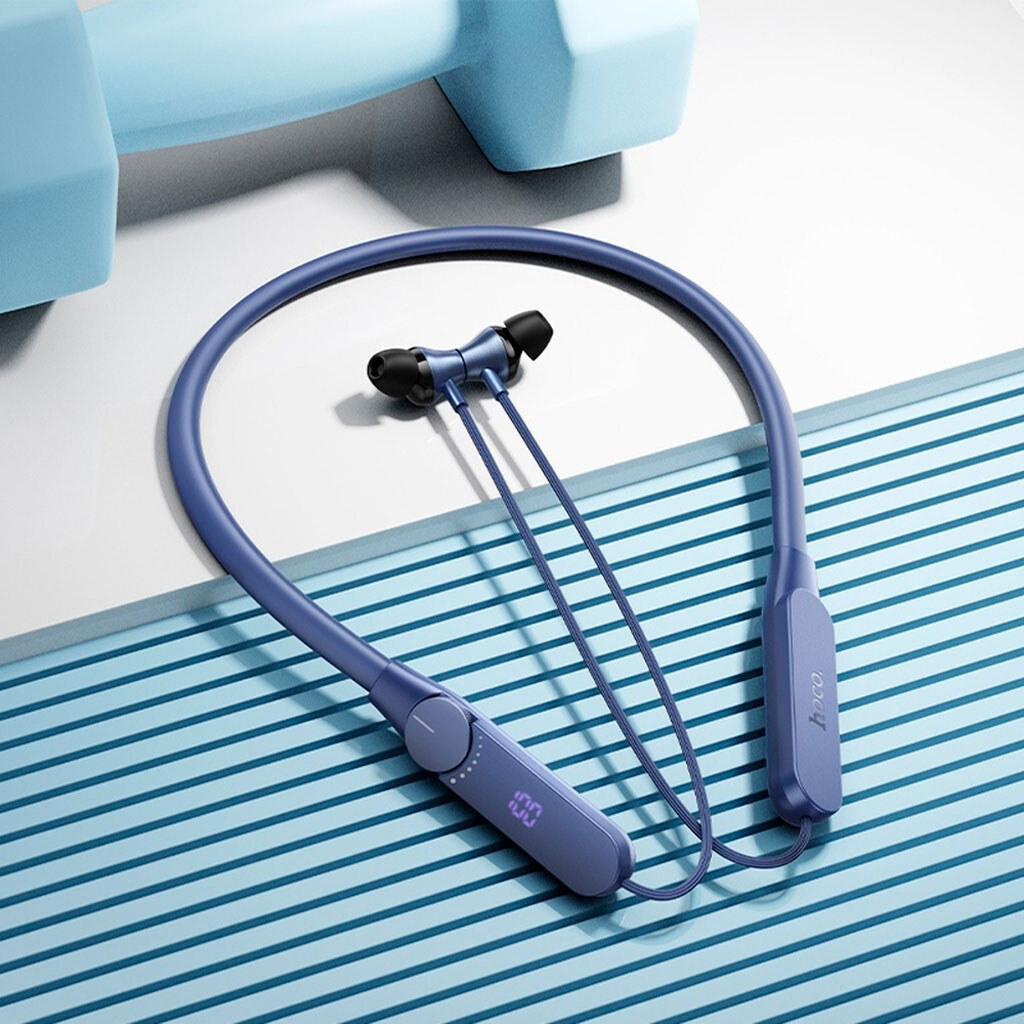 Bluetooth-гарнітура Hoco ES78, Стерео, Синій - № 4 Bluetooth-гарнітура Hoco ES78, Стерео, Синій - № 4