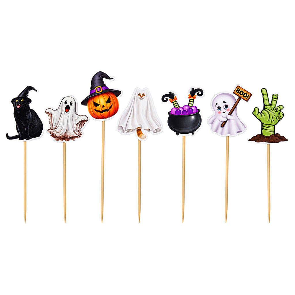 Декор на палочке "Halloween", в ассортименте - № 2 Декор на палочке "Halloween", в ассортименте - № 2