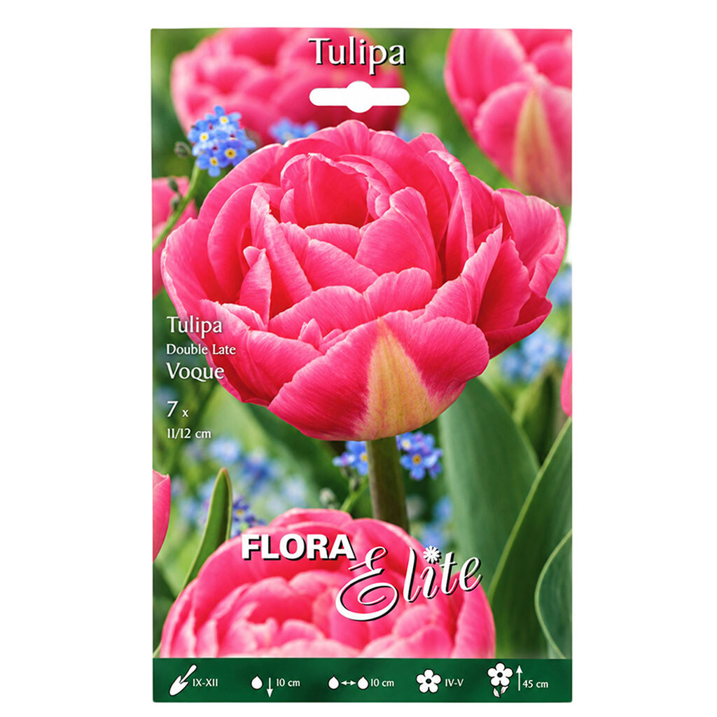 Луковицы цветов Flora Elite Тюльпан махровый Voque, 7 шт. - № 1 Луковицы цветов Flora Elite Тюльпан махровый Voque, 7 шт. - № 1