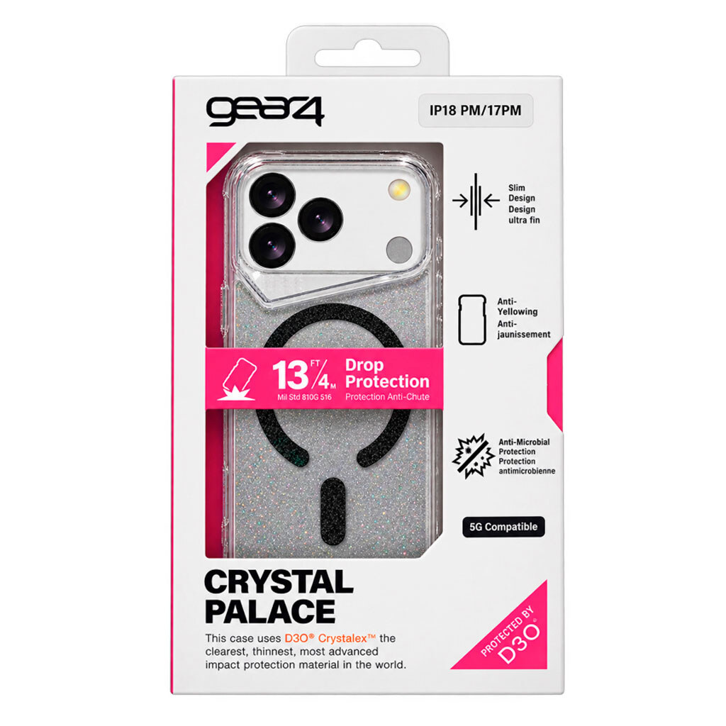 Чохол (накладка) Apple iPhone 17 Pro / iPhone 18 Pro, Gear4 Crystal Palace Shine, MagSafe, Помаранчевий - № 2 Чохол (накладка) Apple iPhone 17 Pro / iPhone 18 Pro, Gear4 Crystal Palace Shine, MagSafe, Помаранчевий - № 2