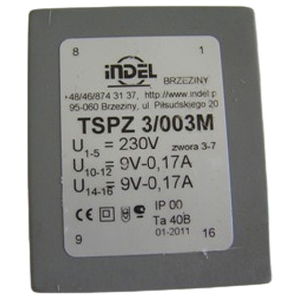 Трансформатор TSPZ3/2X9V - № 1 Трансформатор TSPZ3/2X9V - № 1