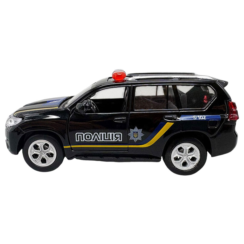Автомодель "TOYOTA PRADO: ПОЛИЦИЯ", Technodrive, Черный - № 2 Автомодель "TOYOTA PRADO: ПОЛИЦИЯ", Technodrive, Черный - № 2