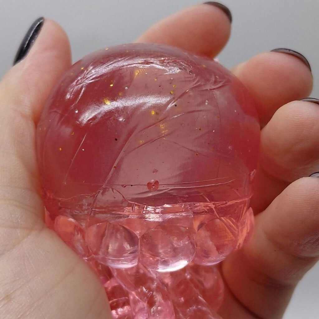Игрушка-антистресс "Медуза" NeeDoh Jelly Squish Glow, 10 см, Mic - № 2 Игрушка-антистресс "Медуза" NeeDoh Jelly Squish Glow, 10 см, Mic - № 2