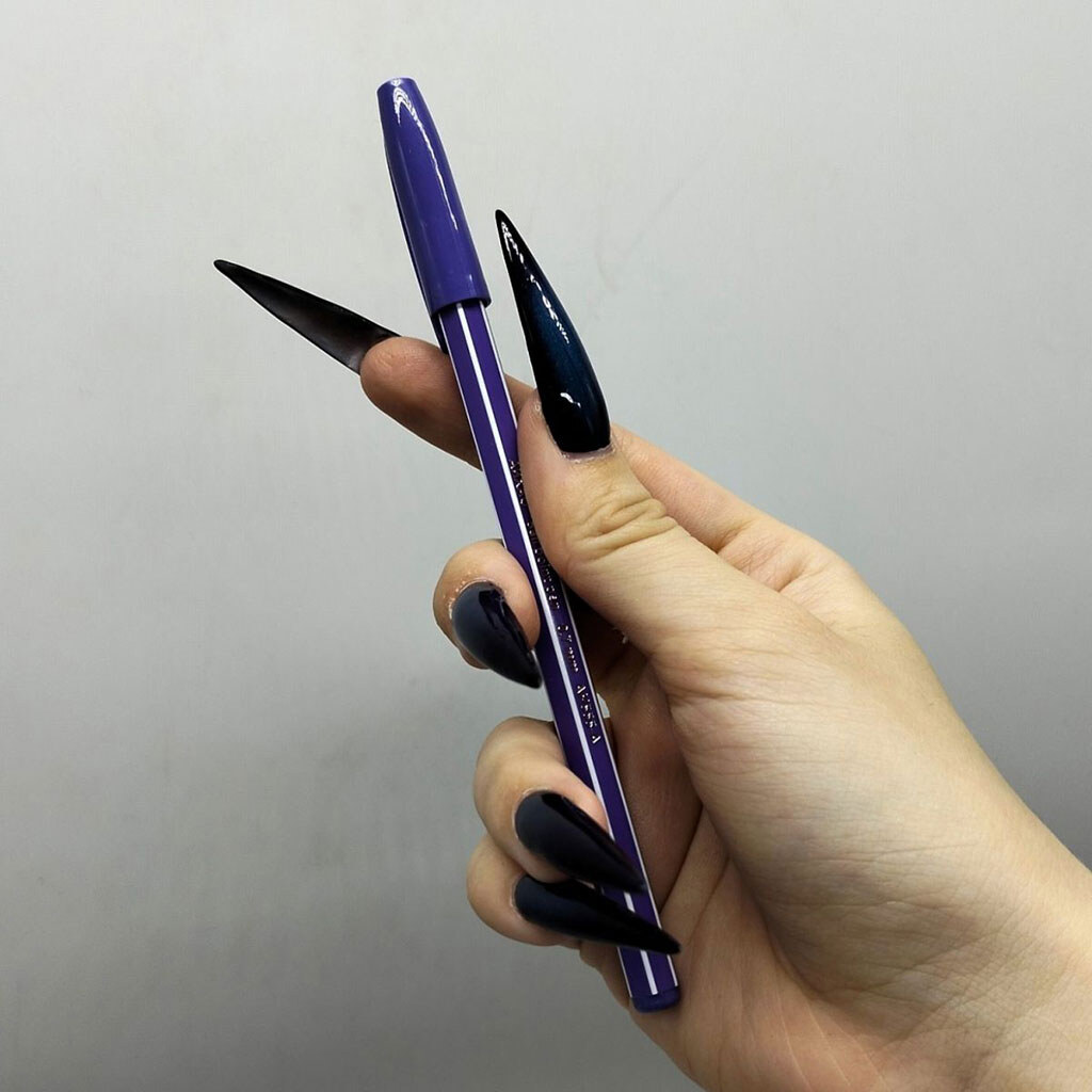 Ручка шариковая масляная, 0,5 мм, 10 шт., Aihao, Фиолетовый - № 3 Ручка шариковая масляная, 0,5 мм, 10 шт., Aihao, Фиолетовый - № 3