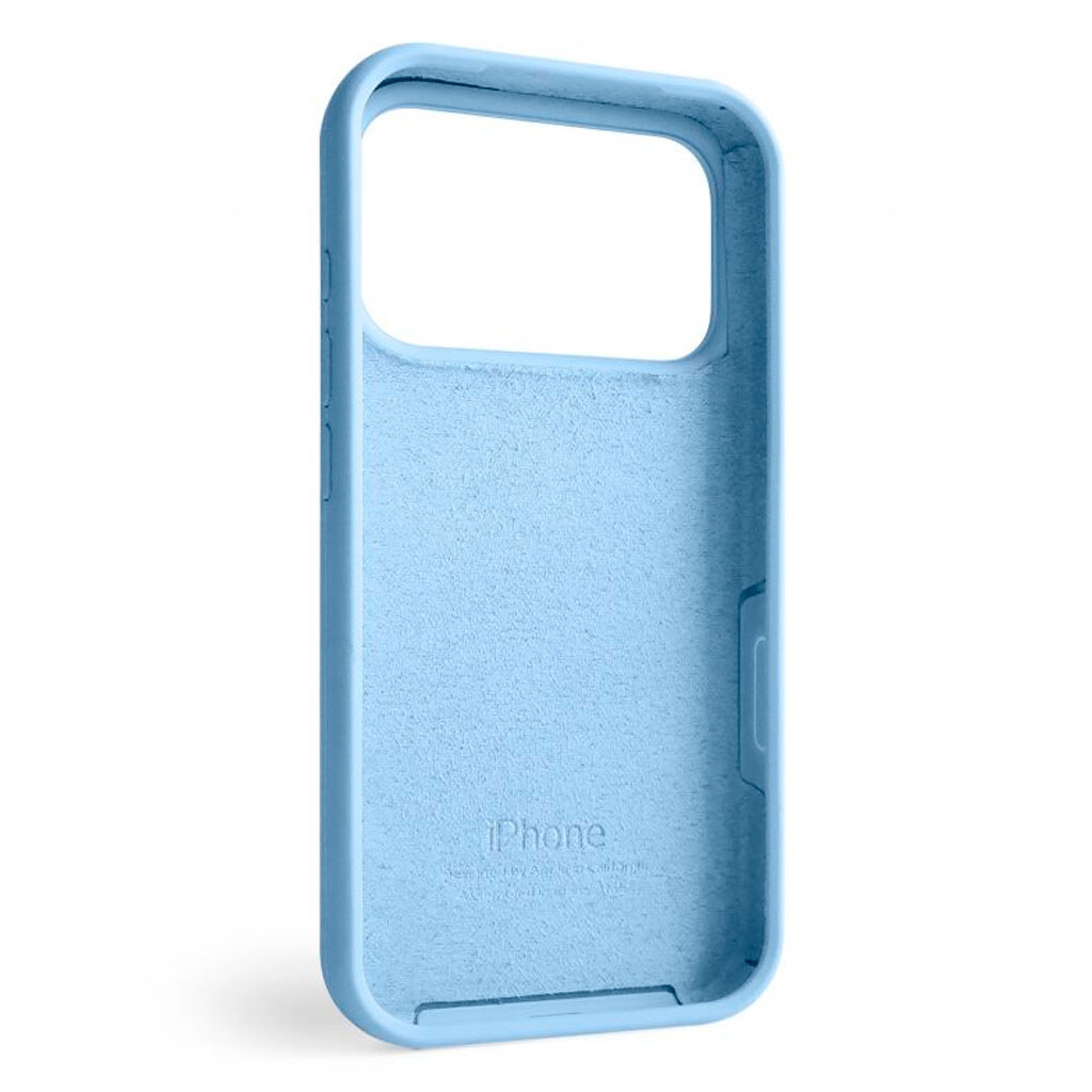 Чохол (накладка) Apple iPhone 18 Pro, Original Soft Case, Light Blue, Блакитний - № 2 Чохол (накладка) Apple iPhone 18 Pro, Original Soft Case, Light Blue, Блакитний - № 2