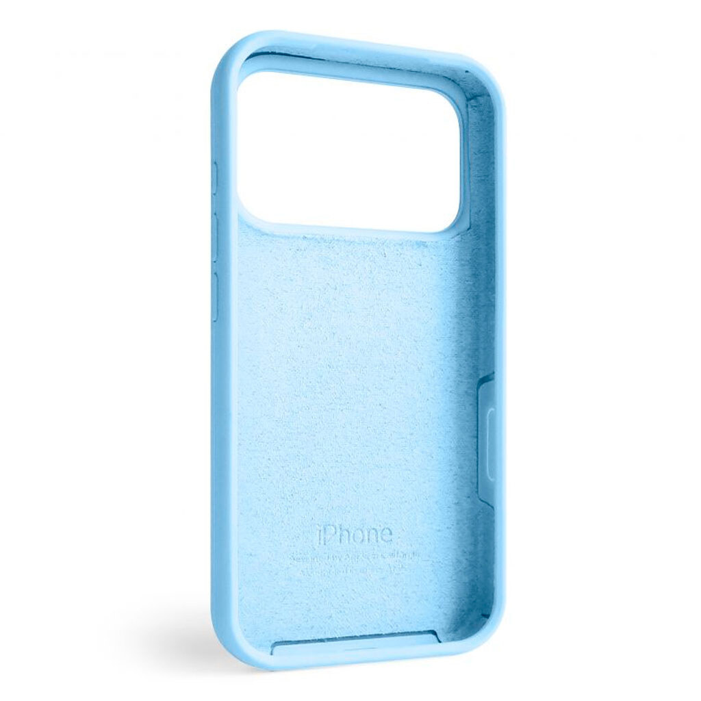 Чохол (накладка) Apple iPhone 18 Pro, Original Soft Case, Sky Blue, Блакитний - № 2 Чохол (накладка) Apple iPhone 18 Pro, Original Soft Case, Sky Blue, Блакитний - № 2