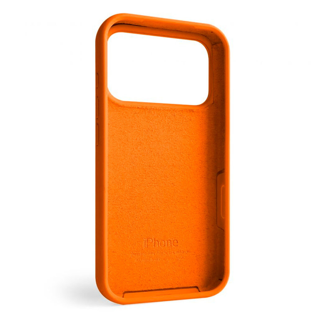 Чохол (накладка) Apple iPhone 18 Pro, Original Soft Case, Bright Orange, Помаранчевий - № 2 Чохол (накладка) Apple iPhone 18 Pro, Original Soft Case, Bright Orange, Помаранчевий - № 2