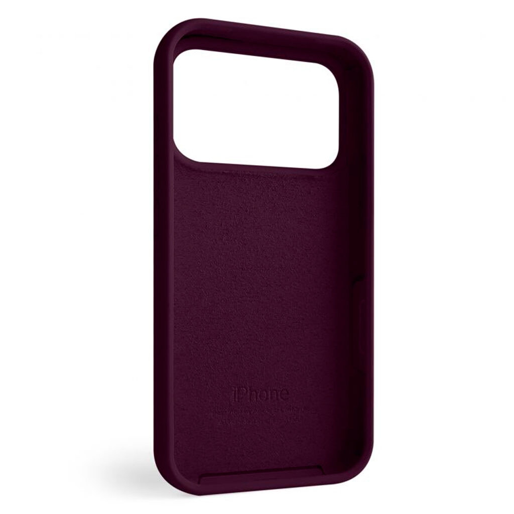 Чохол (накладка) Apple iPhone 18 Pro, Original Soft Case, Cherry, Бордовий - № 2 Чохол (накладка) Apple iPhone 18 Pro, Original Soft Case, Cherry, Бордовий - № 2