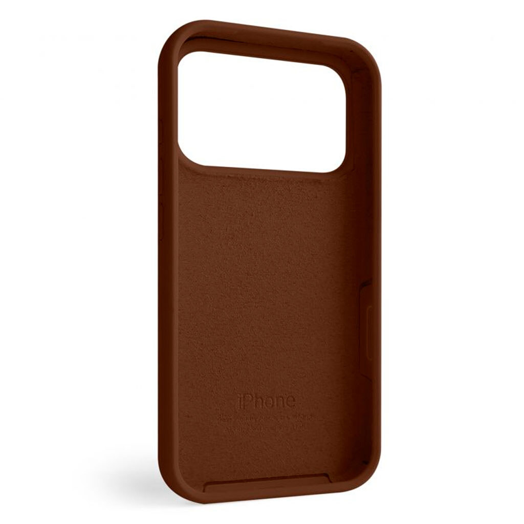 Чехол (накладка) Apple iPhone 18 Pro Max, Original Soft Case, Dark Brown, Коричневый - № 2 Чехол (накладка) Apple iPhone 18 Pro Max, Original Soft Case, Dark Brown, Коричневый - № 2