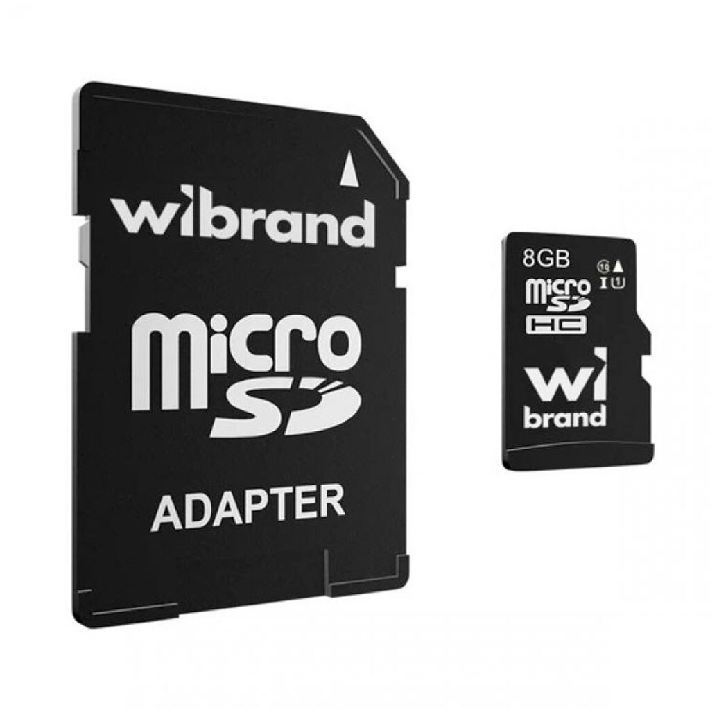 Карта пам'яті Wibrand MicroSDXC UHS-I, 8 Гб. - № 2 Карта пам'яті Wibrand MicroSDXC UHS-I, 8 Гб. - № 2