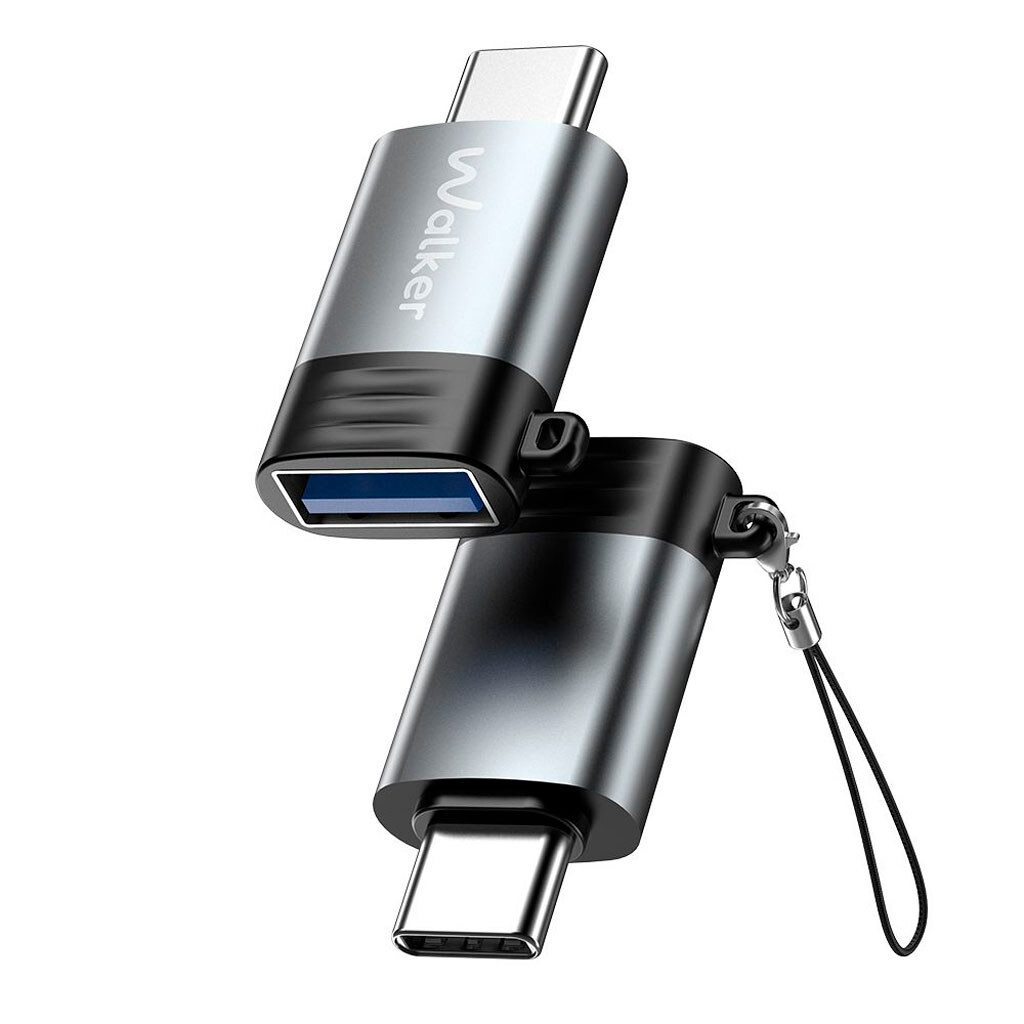 OTG Walker WTG-01, Type-C, USB, Серый - № 1 OTG Walker WTG-01, Type-C, USB, Серый - № 1