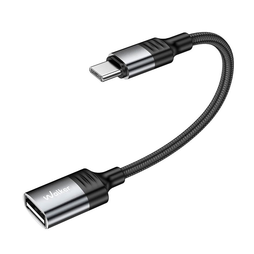 OTG Walker WTG-02C, Type-C, USB, Сірий - № 1 OTG Walker WTG-02C, Type-C, USB, Сірий - № 1