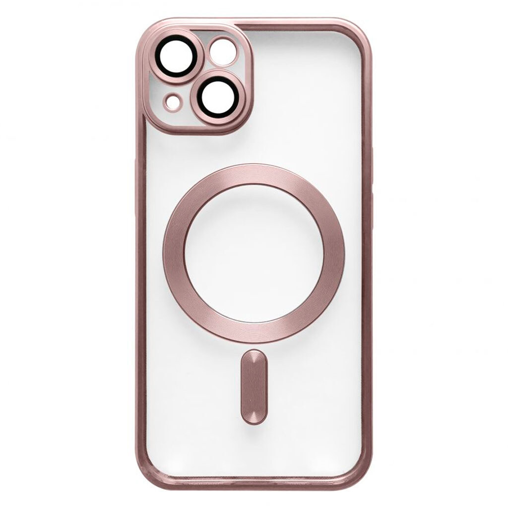 Чехол (накладка) Apple iPhone 13, Metallic Full Camera, MagSafe, Pink Matte, Розовый - № 1 Чехол (накладка) Apple iPhone 13, Metallic Full Camera, MagSafe, Pink Matte, Розовый - № 1