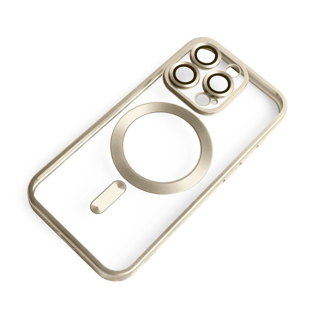 Чехол (накладка) Apple iPhone 13 Pro, Metallic Full Camera, MagSafe, Gold Matte, Золотой - № 2 Чехол (накладка) Apple iPhone 13 Pro, Metallic Full Camera, MagSafe, Gold Matte, Золотой - № 2