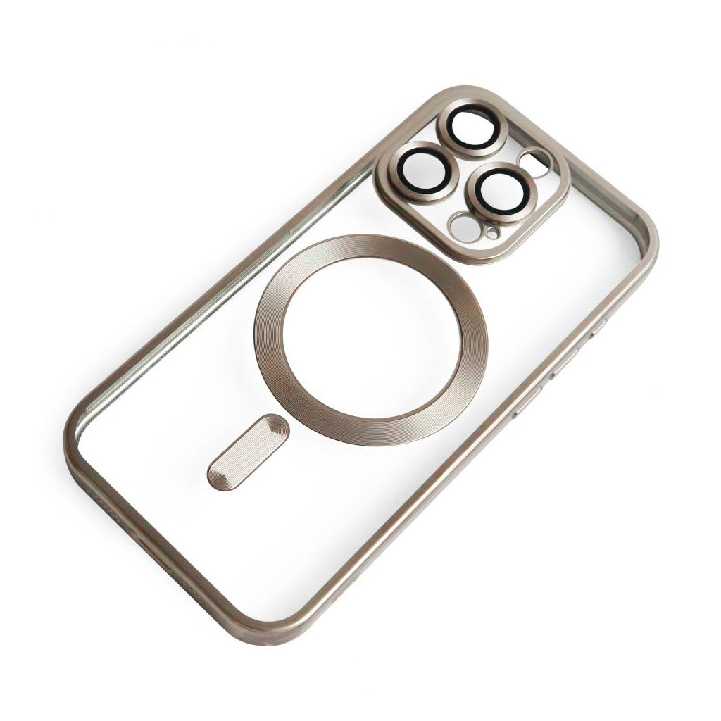 Чехол (накладка) Apple iPhone 14 Pro, Metallic Full Camera, MagSafe, Grey Matte, Серый - № 2 Чехол (накладка) Apple iPhone 14 Pro, Metallic Full Camera, MagSafe, Grey Matte, Серый - № 2
