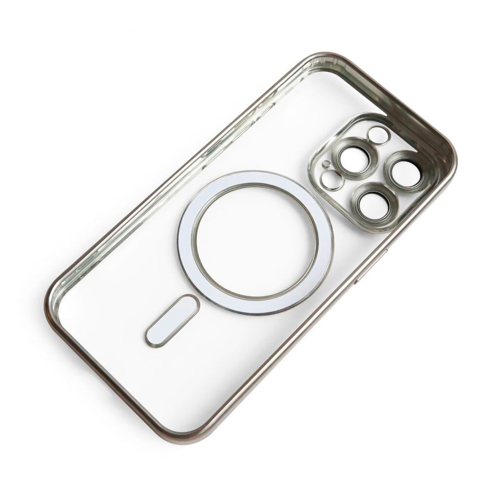 Чехол (накладка) Apple iPhone 14 Pro, Metallic Full Camera, MagSafe, Grey Matte, Серый - № 3 Чехол (накладка) Apple iPhone 14 Pro, Metallic Full Camera, MagSafe, Grey Matte, Серый - № 3