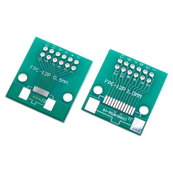 Макетна плата - адаптер MAKET-PCB-FPCxFFC-DIP12 - № 1 Макетна плата - адаптер MAKET-PCB-FPCxFFC-DIP12 - № 1
