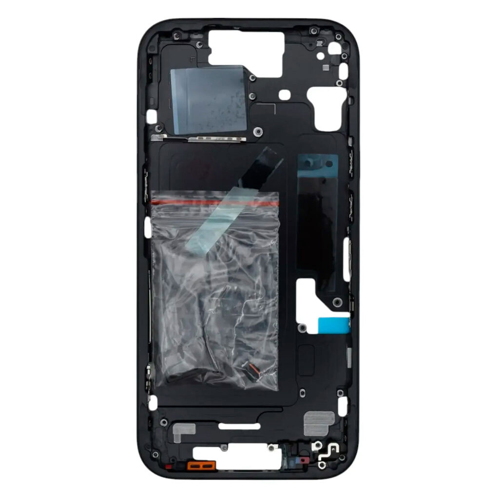 Средняя часть Apple iPhone 15, Черный - № 2 Средняя часть Apple iPhone 15, Черный - № 2
