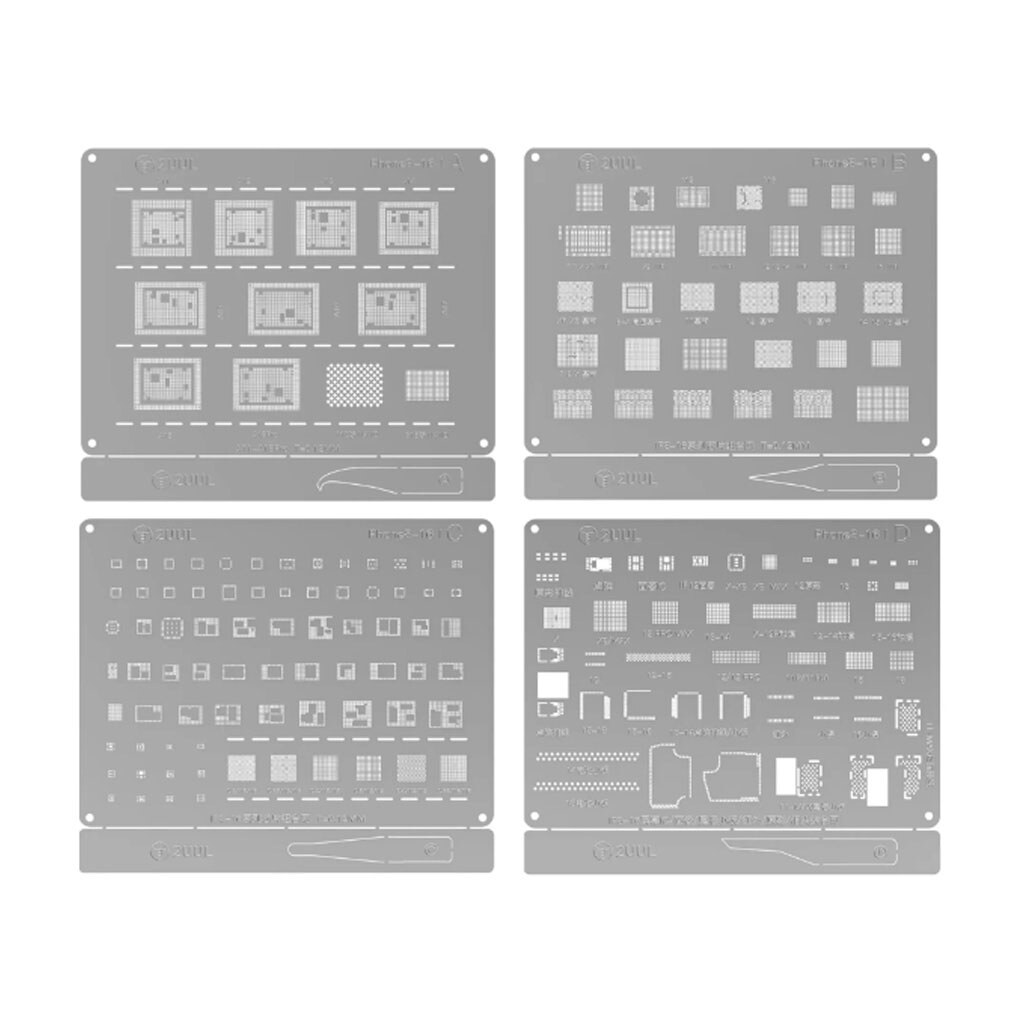 Трафарет 2UUL BG01 ABCD - № 1 Трафарет 2UUL BG01 ABCD - № 1