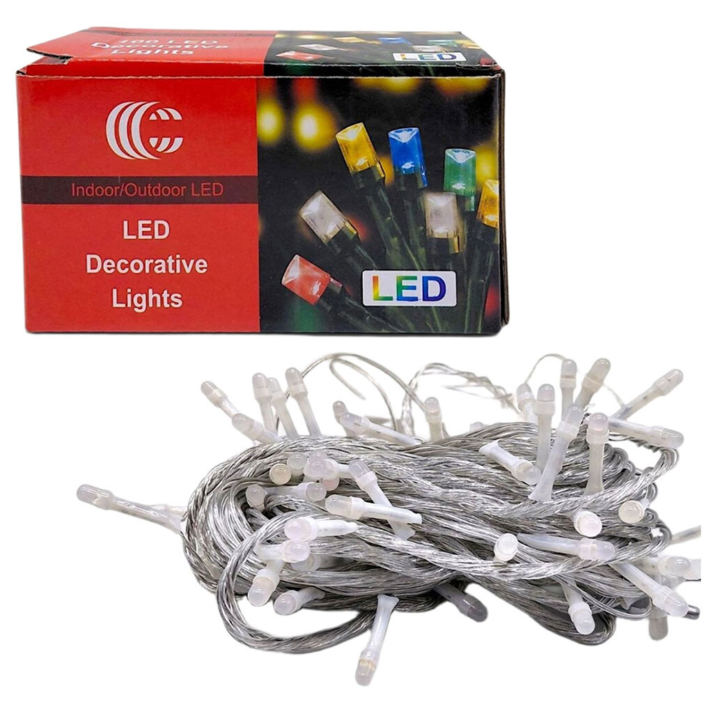 Гірлянда електрична LED, 100(80L), 9м, 6 кольорів, Mic - № 2 Гірлянда електрична LED, 100(80L), 9м, 6 кольорів, Mic - № 2