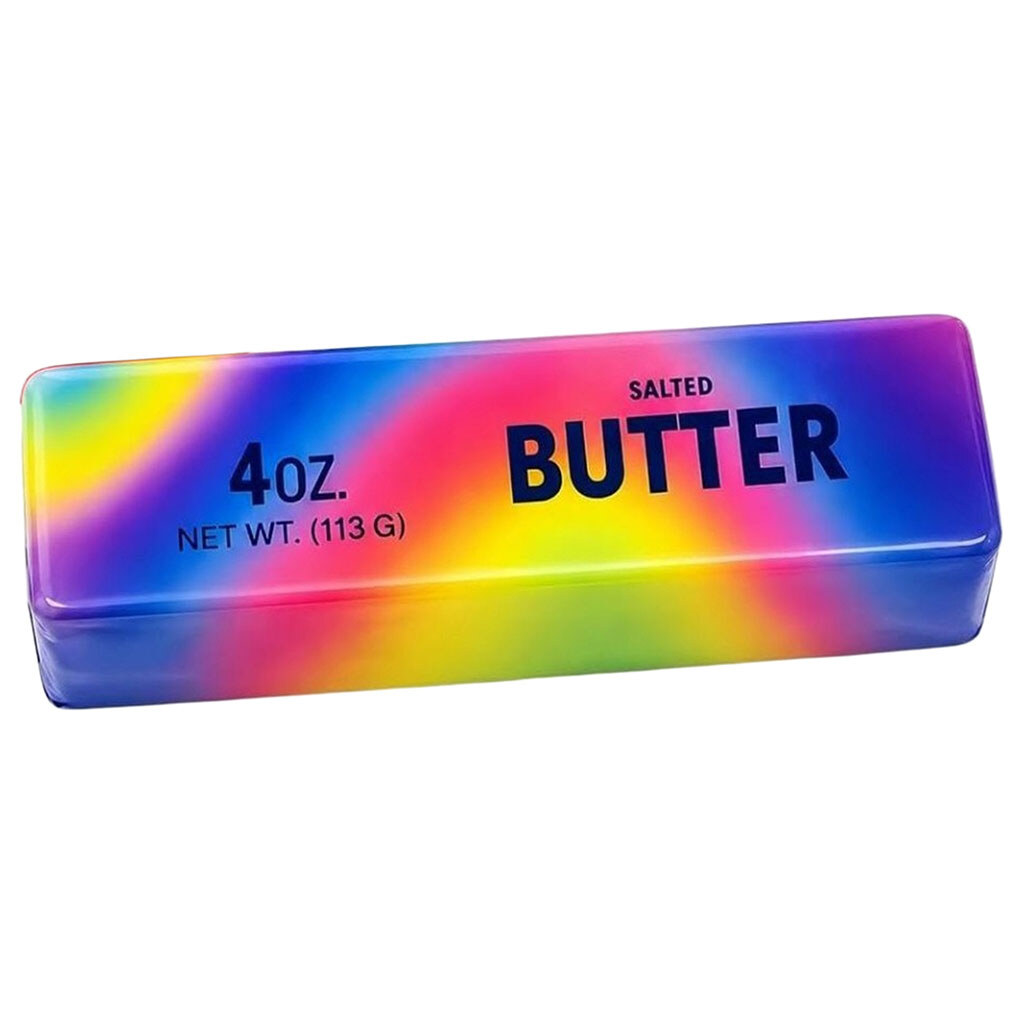 Сквиш-антистресс "Масло Butter Squishy", радужное, микс цветов, 14 см, Mic - № 1 Сквиш-антистресс "Масло Butter Squishy", радужное, микс цветов, 14 см, Mic - № 1