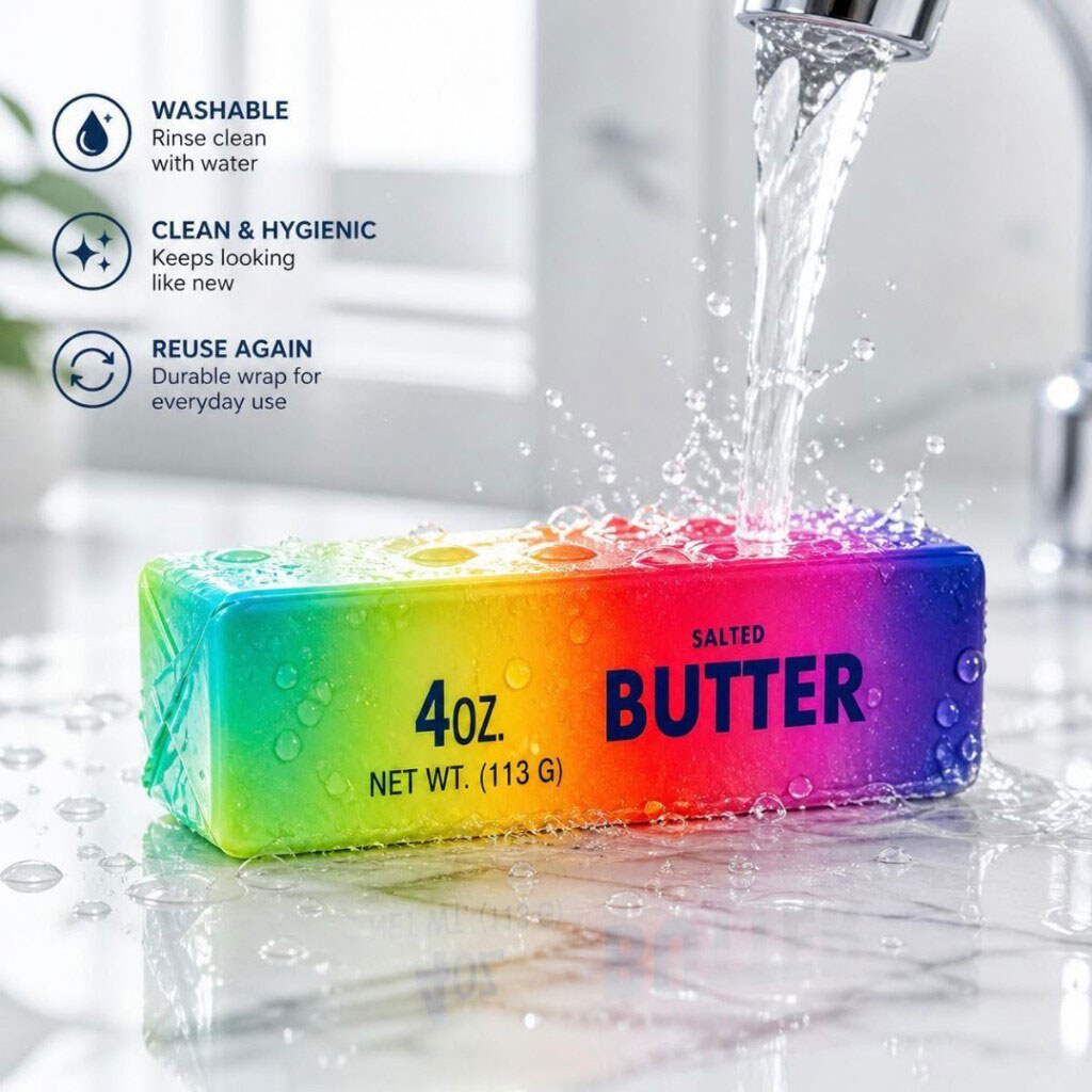 Сквиш-антистресс "Масло Butter Squishy", радужное, микс цветов, 14 см, Mic - № 4 Сквиш-антистресс "Масло Butter Squishy", радужное, микс цветов, 14 см, Mic - № 4