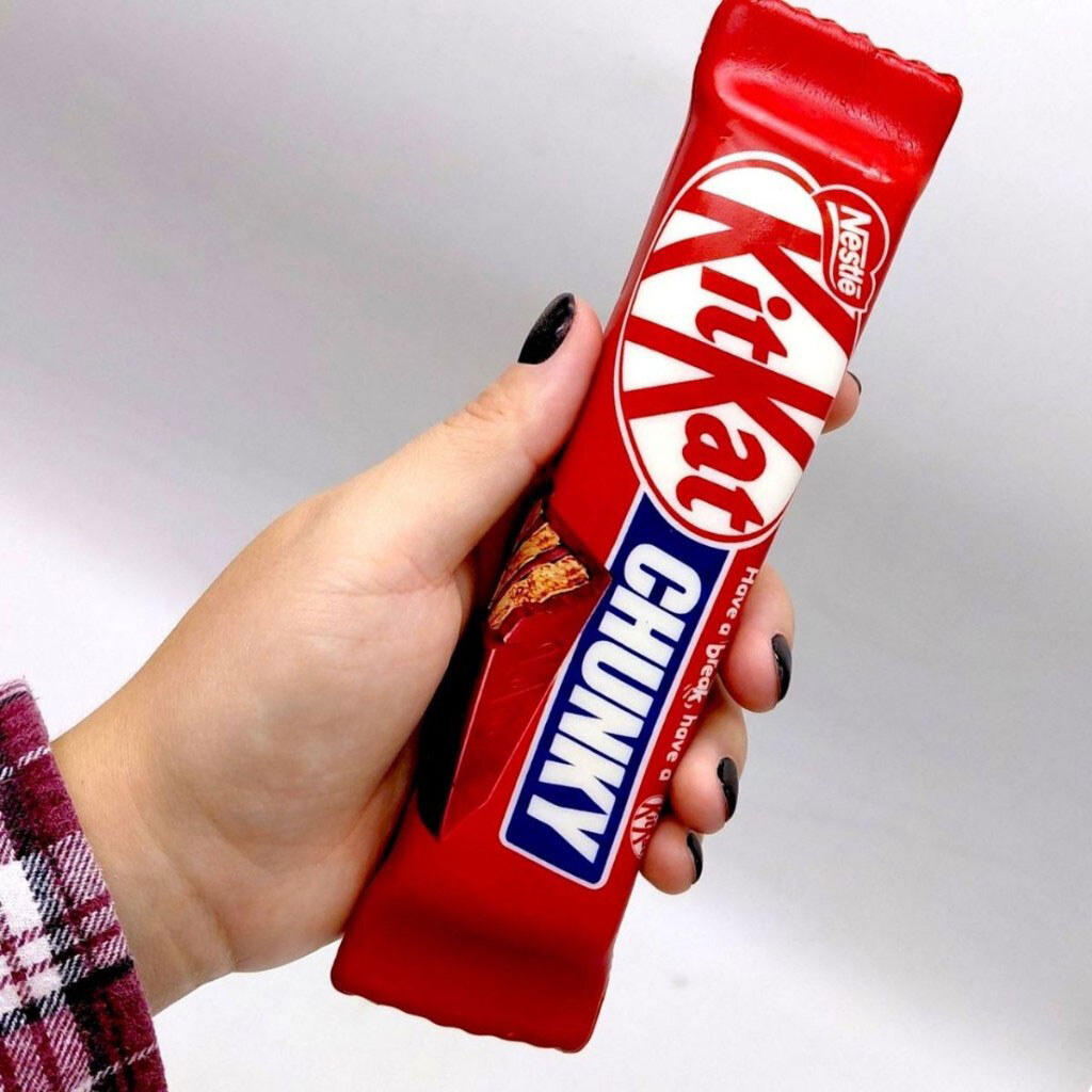Сквіш-антистрес "Шоколадний батончик KIT-KAT", Mic, Червоний - № 3 Сквіш-антистрес "Шоколадний батончик KIT-KAT", Mic, Червоний - № 3