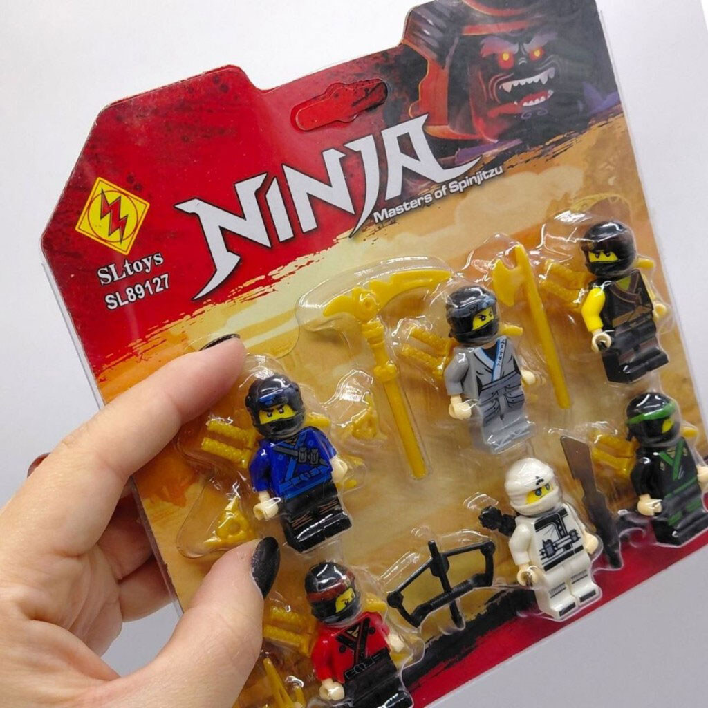 Фігурка мультгероїв "Ninja", 6 фігурок, на планшетці 18x17,2см, Mic - № 3 Фігурка мультгероїв "Ninja", 6 фігурок, на планшетці 18x17,2см, Mic - № 3