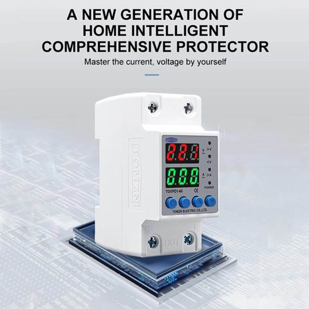 Реле контролю напруги TOMZN TOVPD1-60 - № 4 Реле контролю напруги TOMZN TOVPD1-60 - № 4