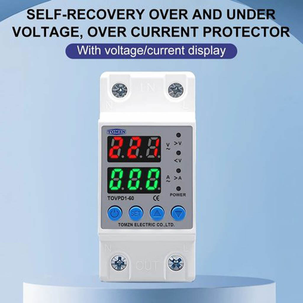Реле контролю напруги TOMZN TOVPD1-60 - № 5 Реле контролю напруги TOMZN TOVPD1-60 - № 5