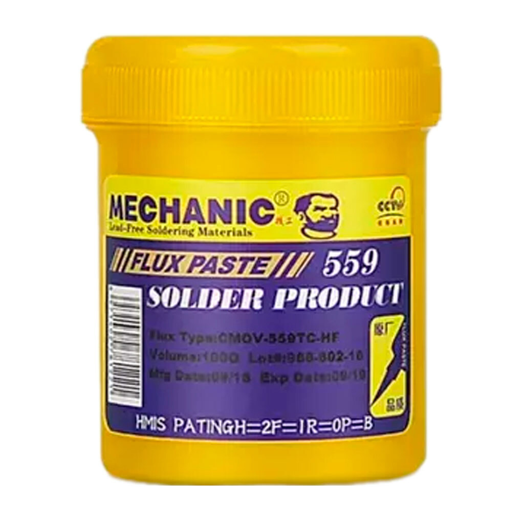 Флюс-паста Mechanic CMOV-559TC-HF, 100 мл. - № 1 Флюс-паста Mechanic CMOV-559TC-HF, 100 мл. - № 1