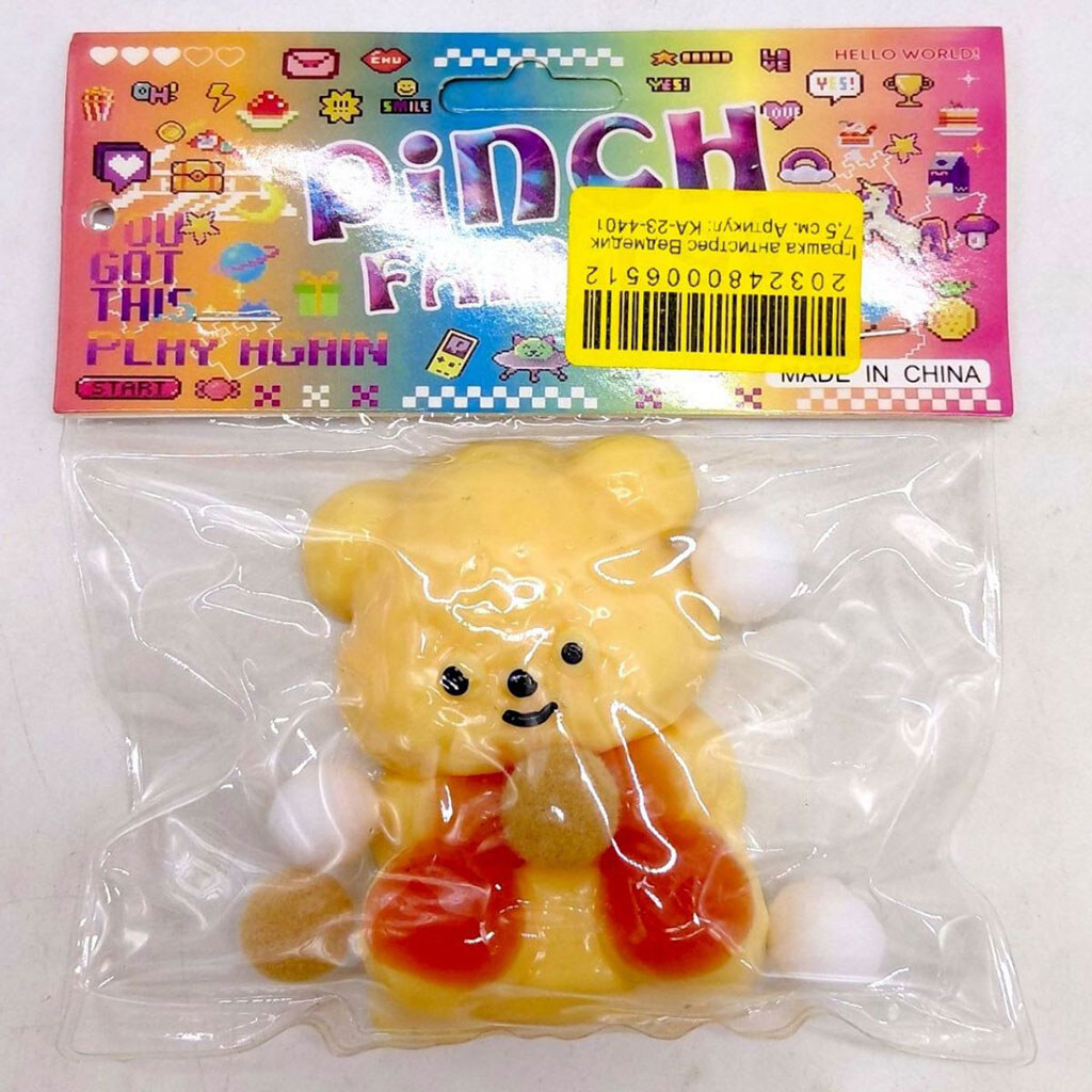 Игрушка-антистресс "Мишка", 7,5 см, Mic - № 2 Игрушка-антистресс "Мишка", 7,5 см, Mic - № 2