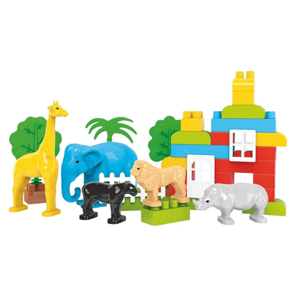 Конструктор пластиковий "Зоопарк", 40 дет., Technok Toys - № 1 Конструктор пластиковий "Зоопарк", 40 дет., Technok Toys - № 1