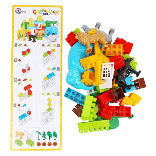 Конструктор пластиковий "Зоопарк", 40 дет., Technok Toys - № 3 Конструктор пластиковий "Зоопарк", 40 дет., Technok Toys - № 3