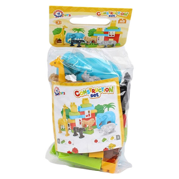 Конструктор пластиковий "Зоопарк", 40 дет., Technok Toys - № 4 Конструктор пластиковий "Зоопарк", 40 дет., Technok Toys - № 4