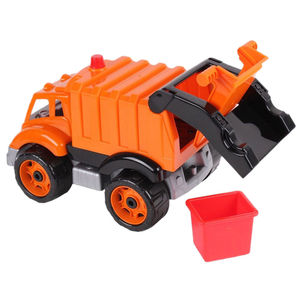 Машинка пластиковая "Мусоровоз", Technok Toys, Оранжевый - № 2 Машинка пластиковая "Мусоровоз", Technok Toys, Оранжевый - № 2