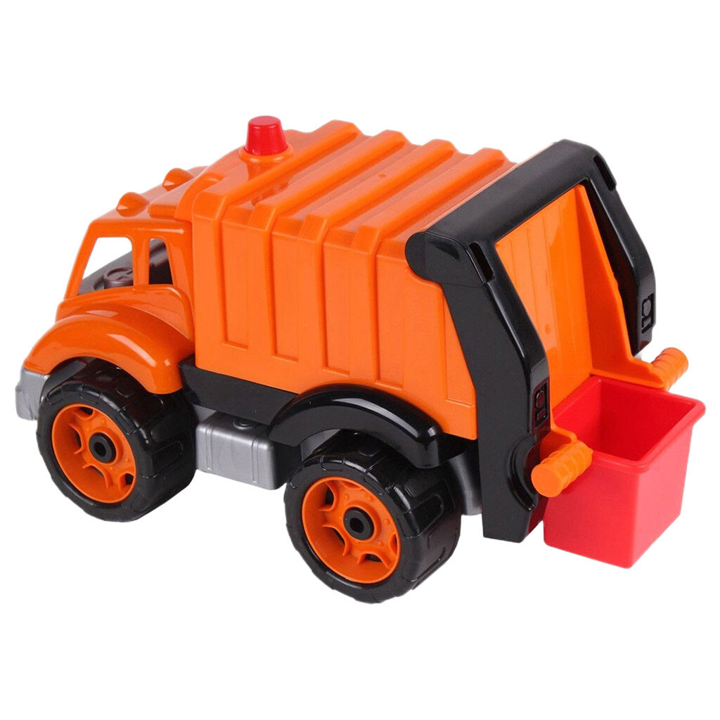 Машинка пластиковая "Мусоровоз", Technok Toys, Оранжевый - № 6 Машинка пластиковая "Мусоровоз", Technok Toys, Оранжевый - № 6
