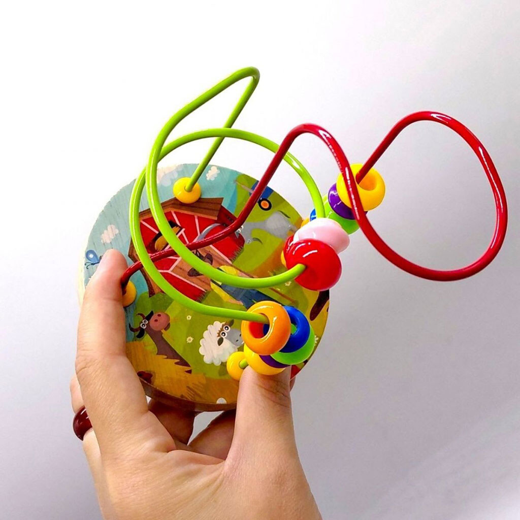 Пальчиковий лабіринт, деревʼяний, в коробці, Wtoys - № 3 Пальчиковий лабіринт, деревʼяний, в коробці, Wtoys - № 3