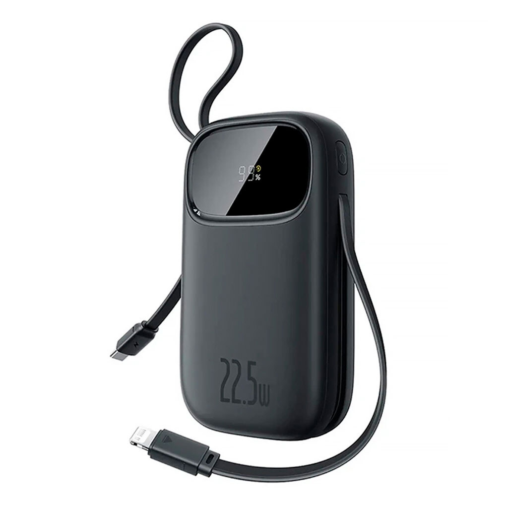 Портативна батарея (Power Bank) Baseus PPQD3 EnerFill FC31, 10000 mAh, Чорний - № 1 Портативна батарея (Power Bank) Baseus PPQD3 EnerFill FC31, 10000 mAh, Чорний - № 1
