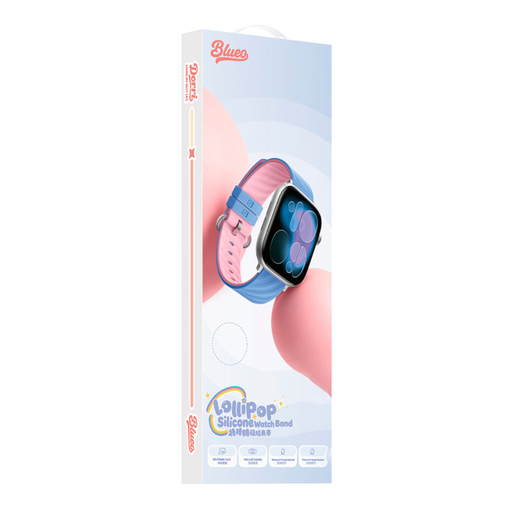 Ремешок Apple Watch 38 / Watch 40, Blueo Lollipop, Pink Green, Зеленый - № 2 Ремешок Apple Watch 38 / Watch 40, Blueo Lollipop, Pink Green, Зеленый - № 2
