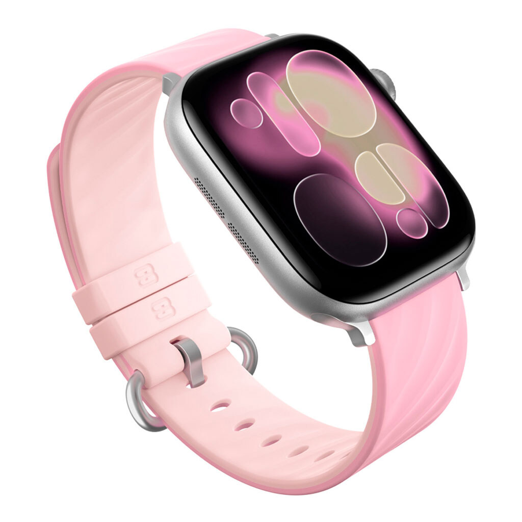 Ремешок Apple Watch 42 / Watch 44, Blueo Lollipop, Pink White, Белый - № 1 Ремешок Apple Watch 42 / Watch 44, Blueo Lollipop, Pink White, Белый - № 1