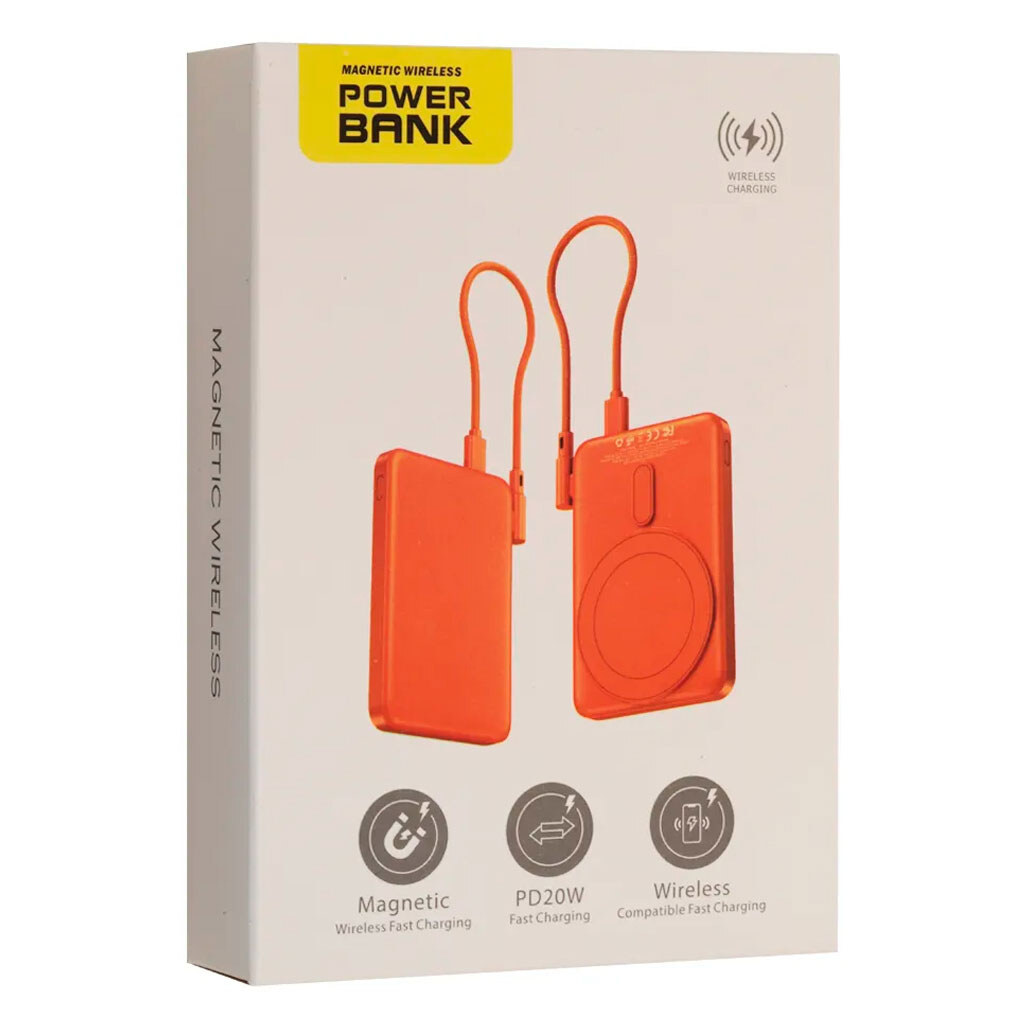 Портативная батарея (Power Bank) HP108, 10000 mAh, Оранжевый - № 2 Портативная батарея (Power Bank) HP108, 10000 mAh, Оранжевый - № 2