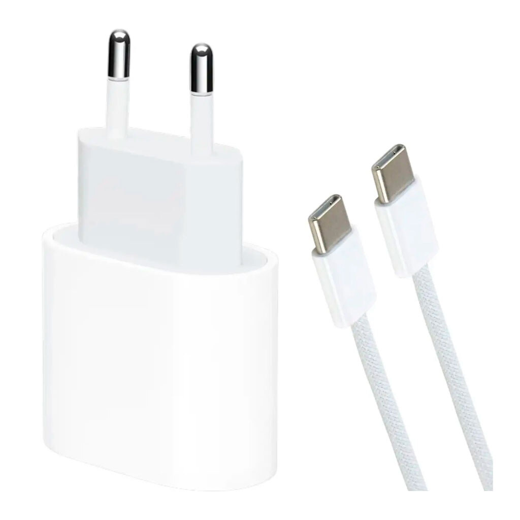 СЗУ Apple, С кабелем, Type-C, Белый - № 1 СЗУ Apple, С кабелем, Type-C, Белый - № 1