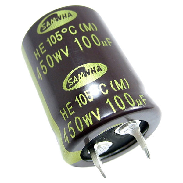 Конденсатор электролитический ECAP-HE-100mkf - 450V* (105°C) (HE) - № 1 Конденсатор электролитический ECAP-HE-100mkf - 450V* (105°C) (HE) - № 1
