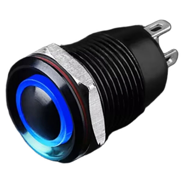 Кнопка антивандальная LB12B-Q10Z/EB5-24V/A(L), Синий - № 1 Кнопка антивандальная LB12B-Q10Z/EB5-24V/A(L), Синий - № 1