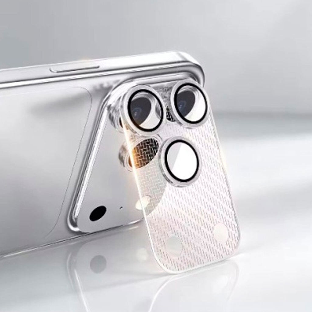 Защитное стекло камеры Apple iPhone 17 Pro / iPhone 18 Pro, G-Glass, Обычное, Серебряный - № 2 Защитное стекло камеры Apple iPhone 17 Pro / iPhone 18 Pro, G-Glass, Обычное, Серебряный - № 2