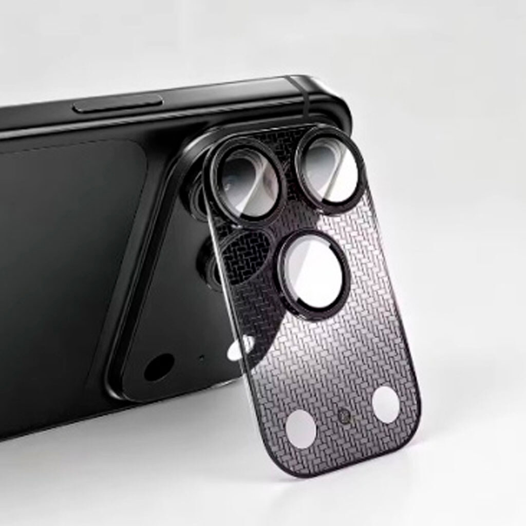 Защитное стекло камеры Apple iPhone 17 Pro Max / iPhone 18 Pro Max, G-Glass, Обычное, Черный - № 2 Защитное стекло камеры Apple iPhone 17 Pro Max / iPhone 18 Pro Max, G-Glass, Обычное, Черный - № 2